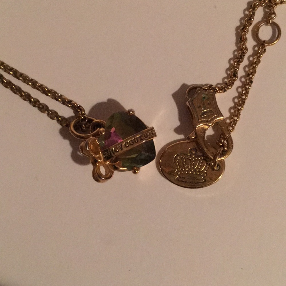 Beautiful gold juicy couture necklace